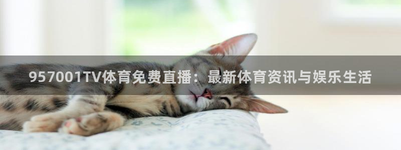 957001TV体育免费直播：最新体育资讯与娱乐生活