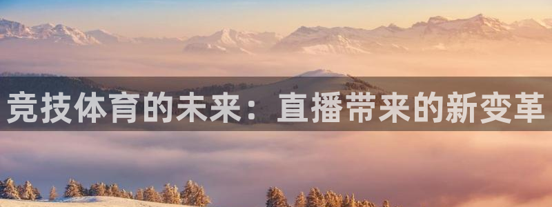 竞技体育的未来：直播带来的新变革